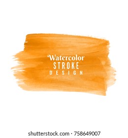 Abstract watercolor stroke design background