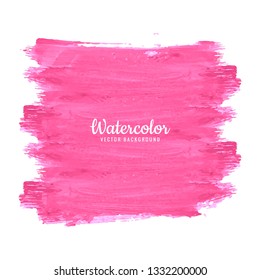 Abstract Watercolor Strokes Design