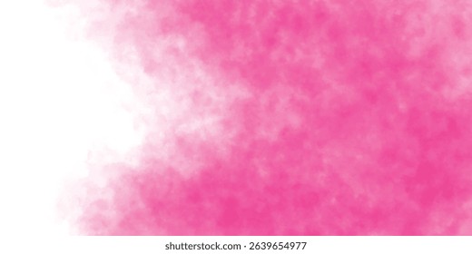 Abstract Watercolor Style Pink Cloudy Sky Texture for Artistic and Decorative Use

