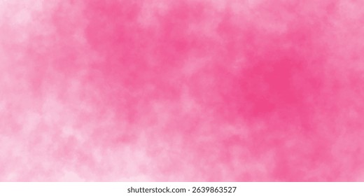 Abstract Watercolor Style Pink Cloudy Sky Texture for Artistic and Decorative Use


