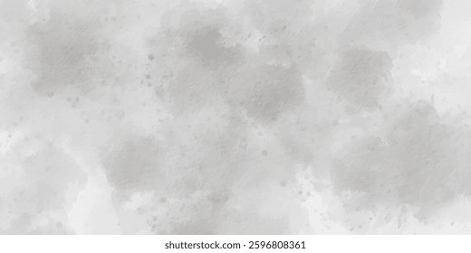Abstract watercolor texture background in gray color vector. Old paper texture in grey color. 
