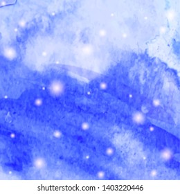 Abstract watercolor texture background. Watercolor pattern. Galaxy sky background