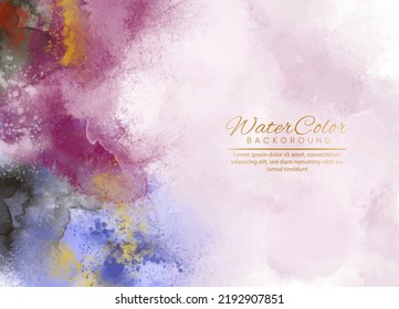 abstract watercolor textured background. Design for your date, postcard, banner, logo.