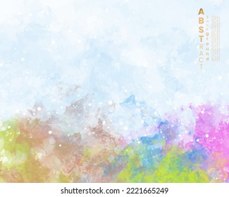 Abstract watercolor textured background. Design for your date, postcard, banner, logo.