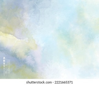 Abstract watercolor textured background. Design for your date, postcard, banner, logo.