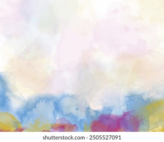 Abstract watercolor textured background. Design for your date, postcard, banner, logo.