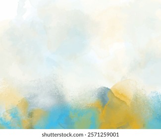 Abstract watercolor textured background. Design for your date, postcard, banner, logo.