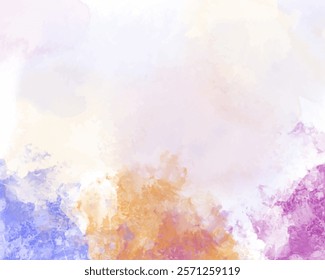 Abstract watercolor textured background. Design for your date, postcard, banner, logo.