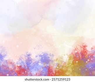 Abstract watercolor textured background. Design for your date, postcard, banner, logo.