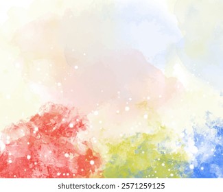 Abstract watercolor textured background. Design for your date, postcard, banner, logo.