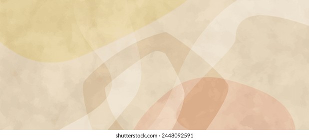 Abstract watercolor vector art background with shades of pastel color and old paper for poster, cards, flyers, cover design, invitation. Aged watercolor illustration for design interior.