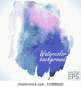 Abstract watercolor vector background