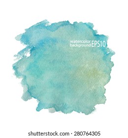 Abstract watercolor vector background 