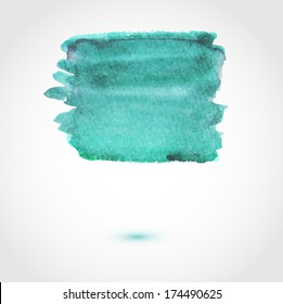 Abstract watercolor vector banner