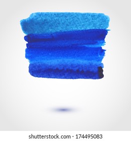 Abstract watercolor vector banner
