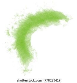 Abstract watercolor vector splashing on white background.