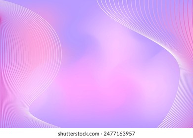 Abstractas fondo de acuarela violeta con líneas onduladas de textura degradada de color púrpura fluido, perfecto para presentaciones de ciencia, carteles modernos, Anuncios de cosméticos de moda