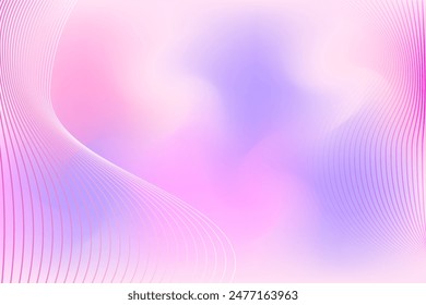 Abstract watercolor violet background with fluid purple, pink gradient texture wavy lines, perfect for science presentations, modern posters, trendy cosmetics banners