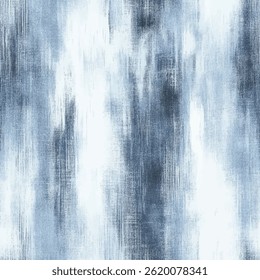 Abstract watercolor wash, grunge texture, white and indigo color seamless pattern, Vector illustration background for print the paper.