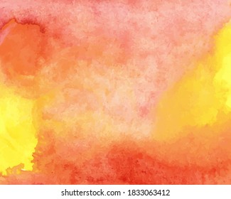Abstract watercolors background. With space for copy text. For banner, poster, packaging design. Hand drawn vector illustration.