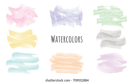 Abstract Watercolors Background.Vector Illustration.
