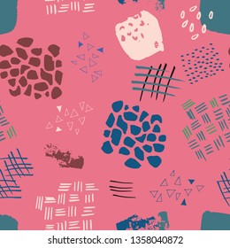 abstract watercolour seamless pattern print background. Great for fashion, textile, stationery, invitations, background
