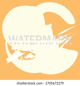 Abstract watermark in orange vector
