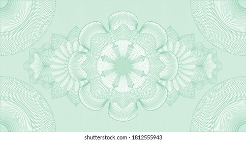 Marca de agua abstracta. Patrón de dinero. Ilustración artística. Diseño complejo. 