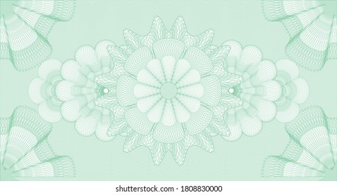 Abstract watermark. Pattern money. Intense illustration. Detailed design. 