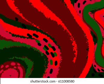 Abstract watermelon