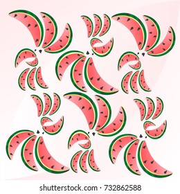Abstract watermelon