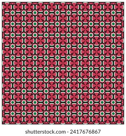 Abstract watermelongeometric shape retro base print placement, seamless print vector file format best for paper and textile printing, both side repeat print