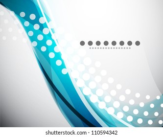 Abstract wave background