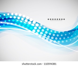 Abstract wave background