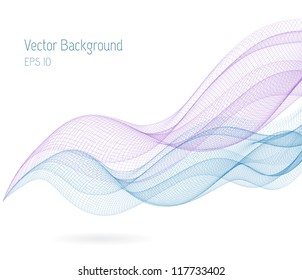 Abstract wave background