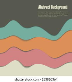 Abstract wave background