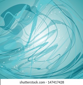 Abstract wave background