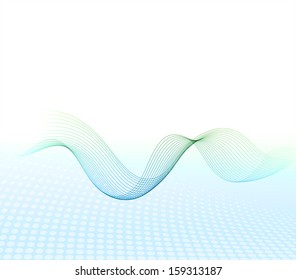 Abstract wave background