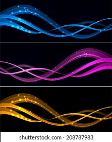 Abstract wave background