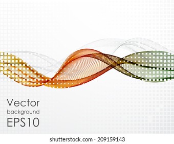 Abstract wave background