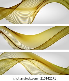 Abstract wave background