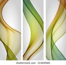 Abstract wave background
