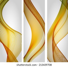 Abstract wave background