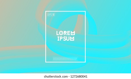 Abstract wave background. 3d Fluid shape illustration. Eps10 vector.