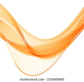 Abstract wave background advertising vector shiny colorful line yellow 