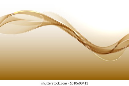 Abstract wave background advertising vector shiny colorful line yellow 
