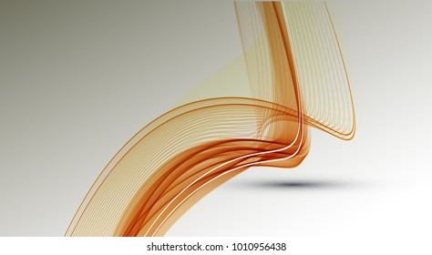 Abstract wave background advertising vector shiny colorful line yellow white
