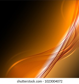 Abstract wave background advertising vector shiny colorful line yellow black
