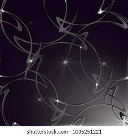 Abstract wave background advertising vector shiny colorful line