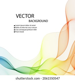 Abstrakte Wellenhintergrund-Werbung, Vektorgrafik 